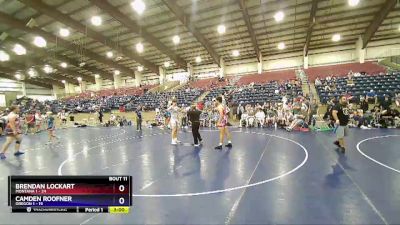 195 lbs Quarters & Wb (16 Team) - Brendan Lockart, Montana 1 vs Camden Roofner, Oregon 1