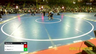 130 lbs Round Of 32 - Keanu Garcia, Lion Of Judah Wrestling Academy vs Dresden Beard, Andover Wrestling Club