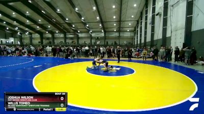 92 lbs Quarterfinal - Joshua Wilson, Mat Demon Wrestling Club vs Willis Tomeo, Inland Northwest Wrestling Training Center