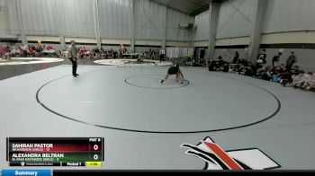 126 lbs 2nd Wrestleback And Semi-finals(16 Team) - Sahirah Pastor, Richardson (Girls) vs Alexandra Beltran, El Paso Eastwood (Girls)