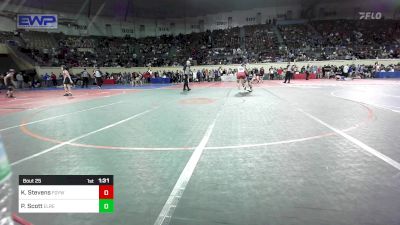 150 lbs Round Of 128 - Kolt Stevens, Fort Gibson Youth Wrestling vs Preston Scott, El Reno