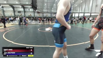 190 lbs Cons. Semi - Matt King, WA vs Asa Knutson, WA