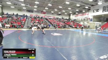 157 lbs 1st Place Match - Ryan Wilson, Western Colorado vs Cyruss Meeks, CSU-Pueblo