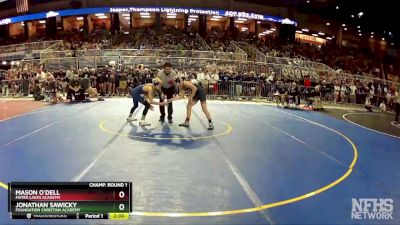 1A 106 lbs Champ. Round 1 - Jonathan Sawicky, Foundation Christian Academy vs Mason O`dell, Mater Lakes Academy