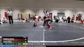138 lbs Round 1 (3 Team) - Ethan Shell, Prestige Worldwide vs Norikus Cowan, Palmetto State Blue