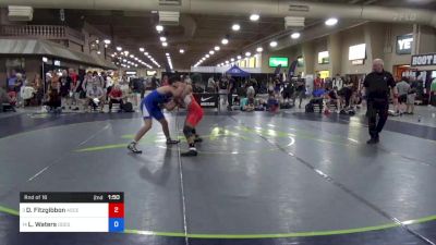 68 kg Rnd Of 16 - Dayton Fitzgibbon, Ascend Wrestling Academy vs Lake Waters, Odessa Youth Wrestling Club