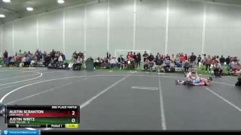 160 lbs Placement Matches (8 Team) - Justin Wirtz, Iowa Yellow vs Austin Scranton, Iowa White