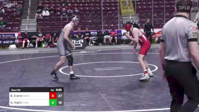 189 lbs Consy Rd Iii - Brody Evans, Waynesburg Central vs Aiden Hight, Chambersburg Area