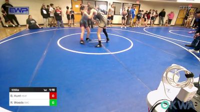 105 lbs Rr Rnd 3 - Breanna Hunt, Heat vs Riley Woods, Salina Wrestling Club