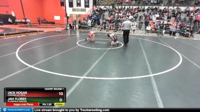 113 lbs Champ. Round 1 - Ryan Hanson, McHENRY vs Tommy Fidler, Chicago (MARIST)