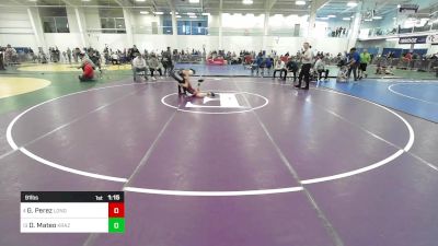 91 lbs Round Of 16 - Gabriel Perez, Londonderry vs Darian Mateo, Krazy Monkey WC