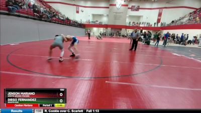 150 lbs Round 3 - Jenson Mariano, South Grand Prairie vs Diego Fernandez, Grapevine