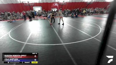 152 lbs Quarterfinal - Hudzon Sebesta-Opelt, CrassTrained: Weigh In Club vs Cole Bartlein, X-Factor Elite Wrestling