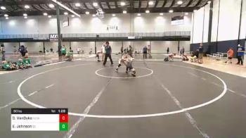 80 lbs Prelims - Dillon VanDyke, Cedar Springs Youth Wrestling Club vs Evan Johnson, G2 Illinois