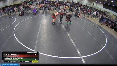 160 lbs Quarterfinal - Cace Campbell, Immortal Athletics WC vs Malachi Anderson, Bison Wrestling Club