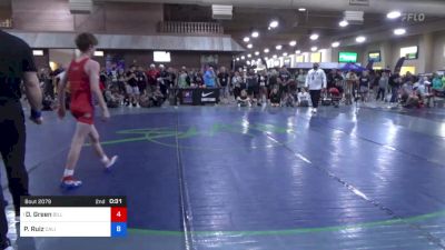 52 kg Rnd Of 32 - Daniel Green, Billings Wrestling Club vs Paul Ruiz, California