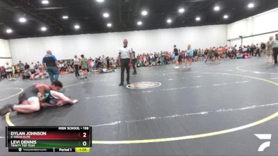 138 lbs Cons. Round 4 - Dylan Johnson, K-Vegas Elite vs Levi Dennis, Trinity Top Team