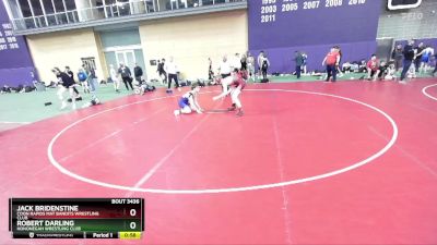 138 lbs Cons. Round 3 - Robert Darling, Hononegah Wrestling Club vs Jack Bridenstine, Coon Rapids Mat Bandits Wrestling Club