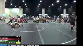 195 lbs Round 7 (8 Team) - Zaelyn Fletcher, Longhorn WC vs Garrick Schwartz, Deland Bulldogs