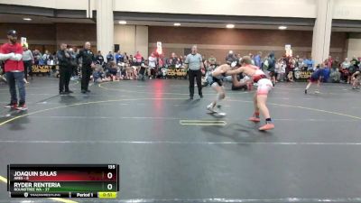 135 lbs Round 2 (6 Team) - Ryder Renteria, Roundtree WA vs Joaquin Salas, Ares