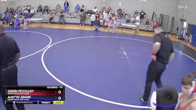 74 lbs Round 4 - Jaxon McCulley, Salem Elite Mat Club vs Austyn Adams, Salem Elite Mat Club