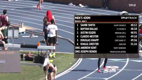 Men's 400m, Finals 3