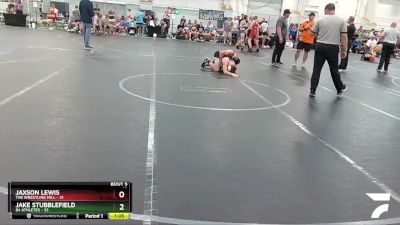 130 lbs Round 3 (4 Team) - Jake Stubblefield, 84 Athletes vs Jaxson Lewis, The Wrestling Mill