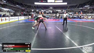 1A-4A 132 Champ. Round 1 - Julian Lowe, St. John Paul II vs Noah Morgan, Cleburne County