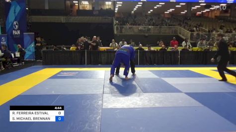 RODRIGO FERREIRA ESTIVALLI vs SEAN MICHAEL BRENNAN 2024 Pan Jiu Jitsu IBJJF Championship