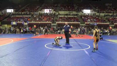 65 lbs Cons. Round 6 - Brent Williams, Ennis Wrestling vs Cameron Johnston, Butte Wrestling Club