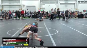 76 lbs Round 3 (8 Team) - Mason Keesecker, Dog Pound vs Landon Newbold, Wrestling Mill