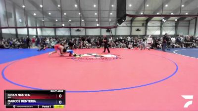 120 lbs Champ. Round 2 - Brian Nguyen, WA vs Marcos Renteria, CA