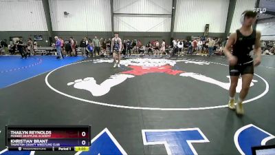 150 lbs Semifinal - Thailyn Reynolds, Pioneer Grappling Academy vs Khristian Brant, Thurston County Wrestling Club