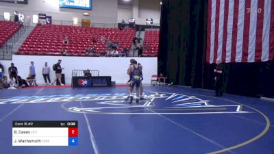 55 kg Cons 16 #2 - Brayten Casey, Victory School Of Wrestling vs Jeremiah Wachsmuth, COBRA ALL-STARS / Cobra Wrestling Systems LLC