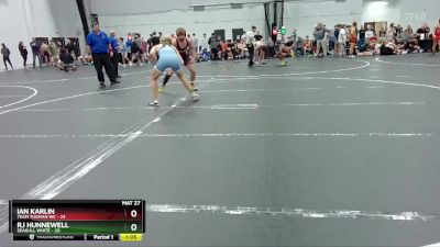 165 lbs Round 7 (8 Team) - RJ Hunnewell, Seagull White vs Ian Karlin, Team Tugman WC