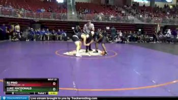 220 lbs Round 6 (8 Team) - RJ Pino, Cheyenne East vs Luke MacDonald, Bennington