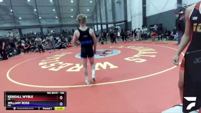 126 lbs Quarterfinal - Kendall Wyble, AK vs William Ross, WA