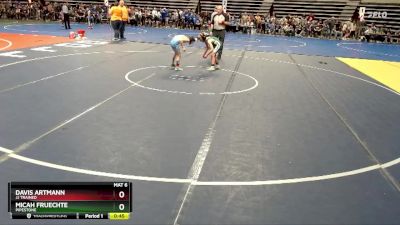 65 lbs Cons. Round 2 - Micah Fruechte, Pipestone vs Davis Artmann, JJ Trained