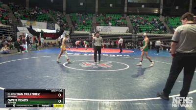 1A-4A 120 Quarterfinal - Christian Melendez, Piedmont vs Owen Meads, Ashville