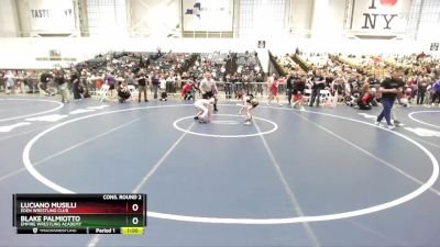 81 lbs Cons. Round 2 - Luciano Musilli, Eden Wrestling Club vs Blake Palmiotto, Empire Wrestling Academy