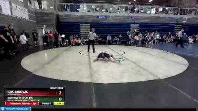 75 lbs Champ. Round 2 - Gus Jakovac, Homedale WC vs Bridger Scales, Mountain Man Wrestling Club