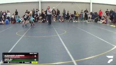 77 lbs Cons. Round 4 - Zayd Ali, Mat Sharks vs Alexander Guerrina, Rangers Wrestling Club