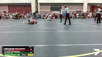 105 lbs Quarterfinal - Thomas Patterson, ALPHA ELITE vs Christopher Hollingsworth, Carr Academy