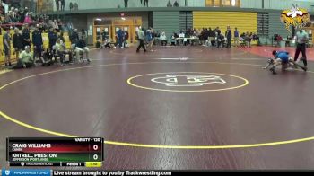 120 lbs 1st Place Match - Khtrell Preston, Jefferson (Portland) vs Craig Williams, Canby