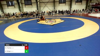 165 lbs Quarterfinal - Henry Forte, Williams vs Hassan Khan, New York University