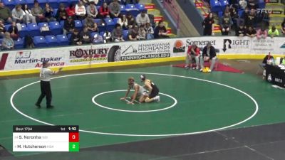 172 lbs Semifinal - Stefan Matteo Noronha, Indiana vs Mario Hutcherson, Kiski