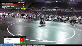 W-200 lbs 2nd Wrestleback (16 Team) - Brooklynne Page, Kansas vs Tirza Twoteeth, Montana