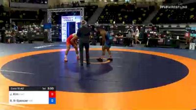 74 kg Consolation - Joshua Kim, Unattached vs Renaldo Rodriguez-Spencer, Viking Wrestling Club (IA)