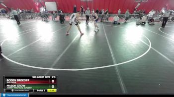 215 lbs 3rd Place Match - Mason Grow, Askren Wrestling Academy vs Boden Brokopp, Wisconsin