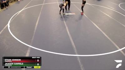 86 lbs Cons. Round 2 - Jackson Ganfield, Minnesota vs Ethan Johnson, Minnesota